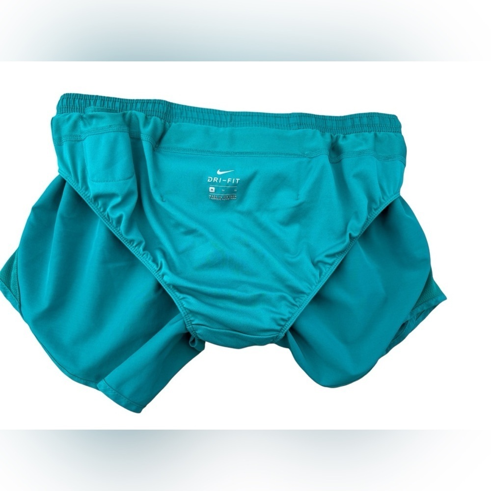 Nike Dri-Fit  Teal Women’s Running Athletic Shorts SZ M 90s Style/Color - Picture 3 of 8